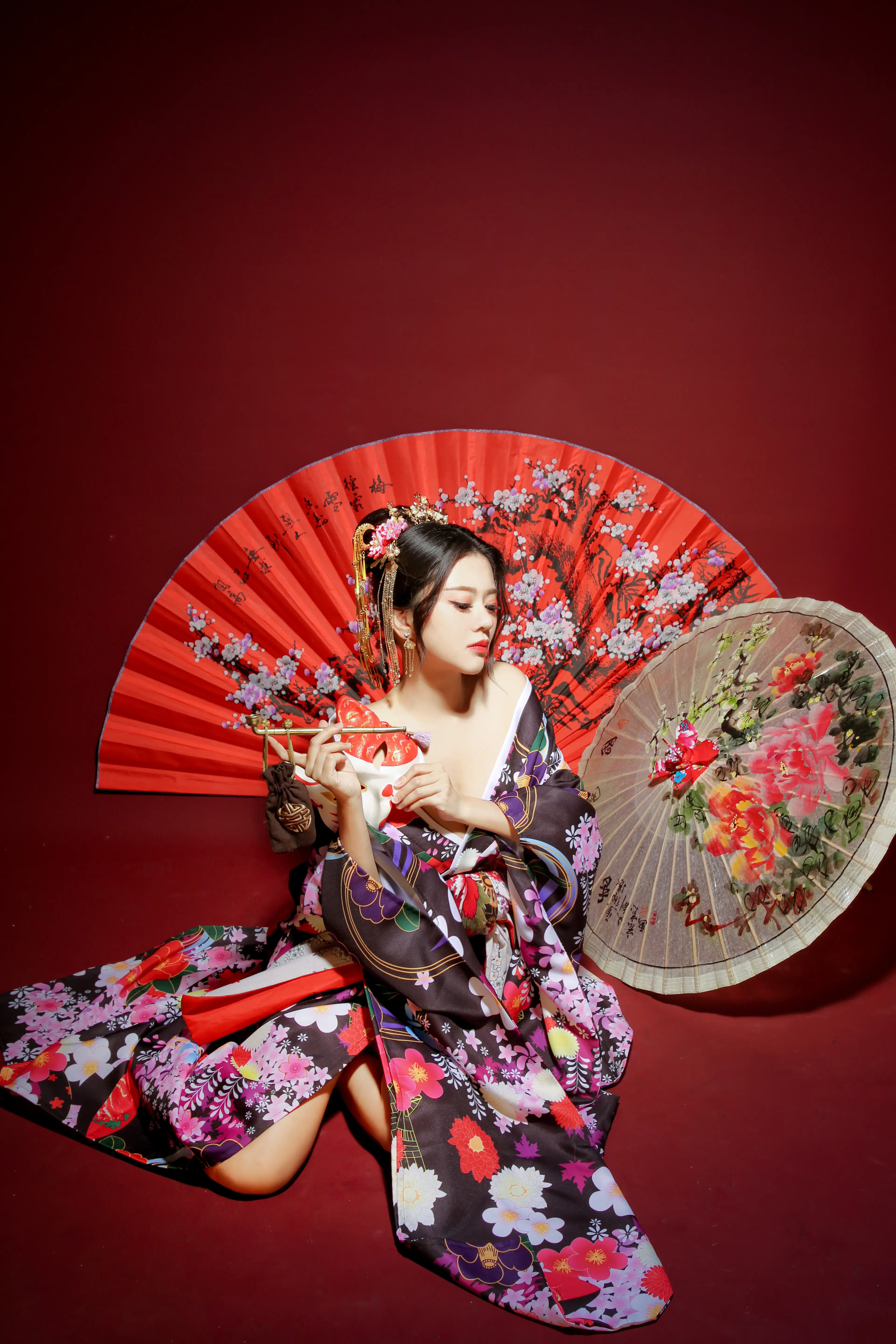 高雄花魁寫真 和傘花魁棚拍照